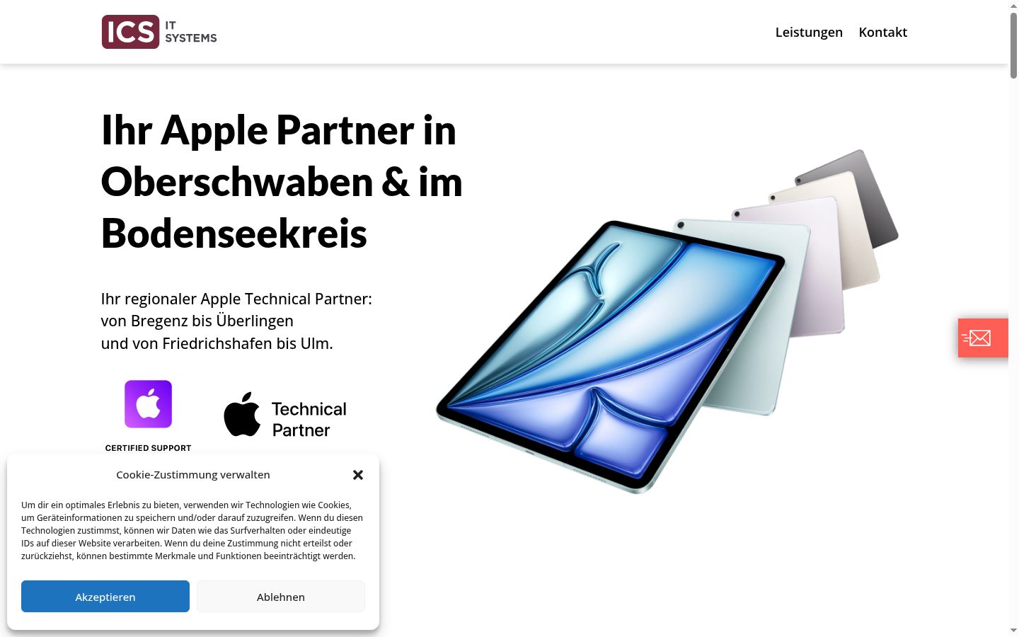 Screenshot tal-banner tal-kunsens muri qabel kwalunkwe interazzjoni
