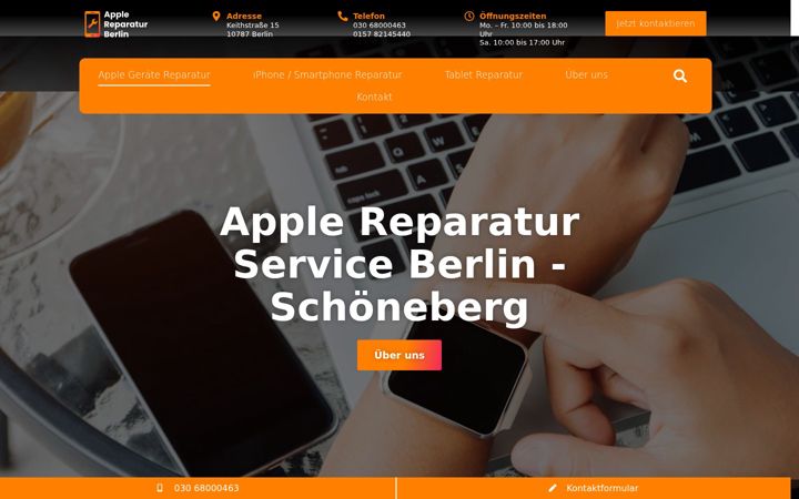 Screenshot of apple-reparatur-berlin.com