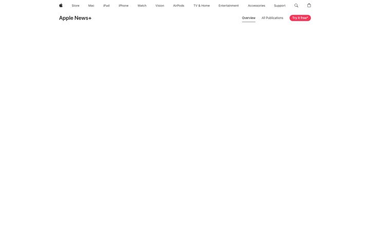 Skærmbillede af apple.news