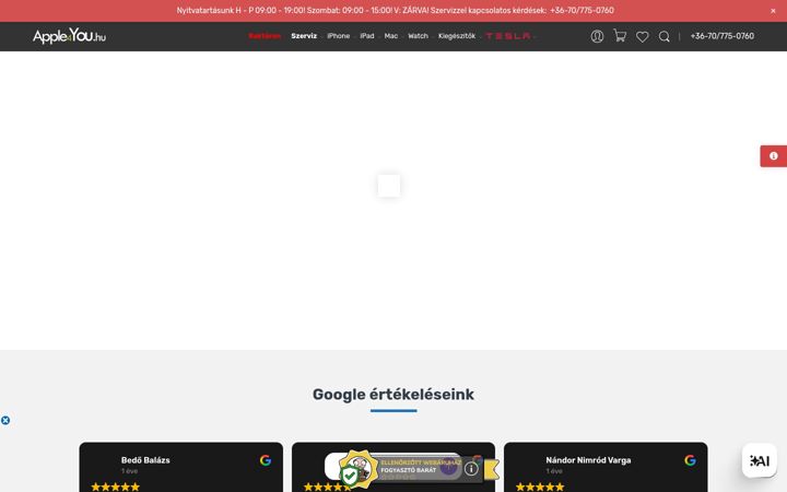 Screenshot of apple4you.hu