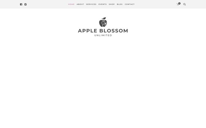 Екранна снимка на appleblossomunlimited.com