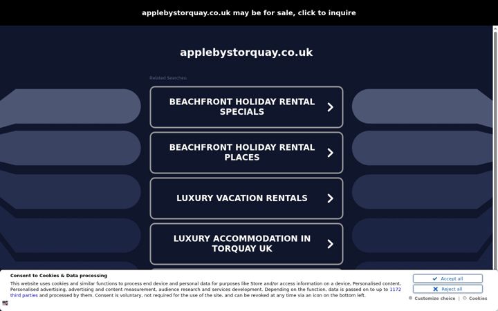 Screenshot of applebystorquay.co.uk