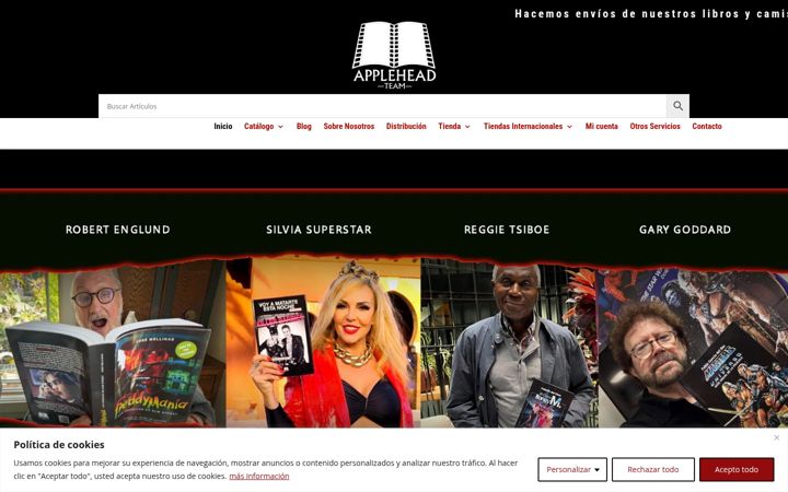 Screenshot of appleheadteam.com
