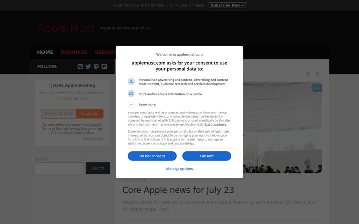 Képernyőkép: applemust.com