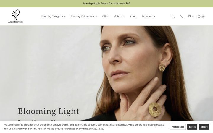 Screenshot of applenamedd.com