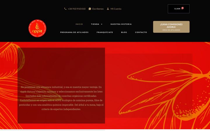 Képernyőkép: applenatural.com