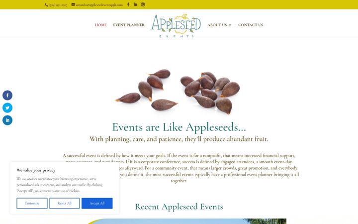 Képernyőkép: appleseedevents.com