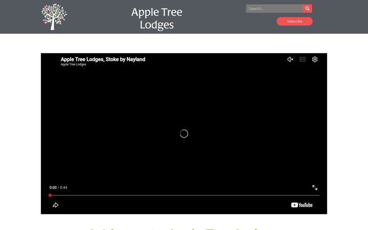 Screenshot von appletreelodges.com