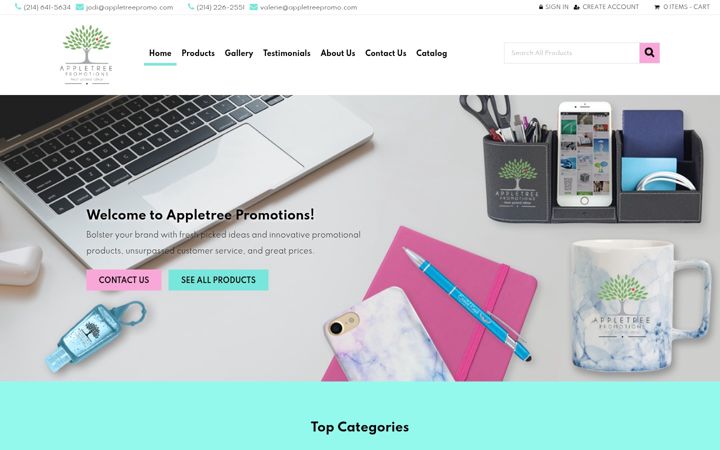 Screenshot of appletreepromo.com