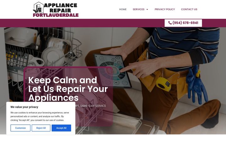 Ekrano kopija appliance-repair-fortlauderdale.com