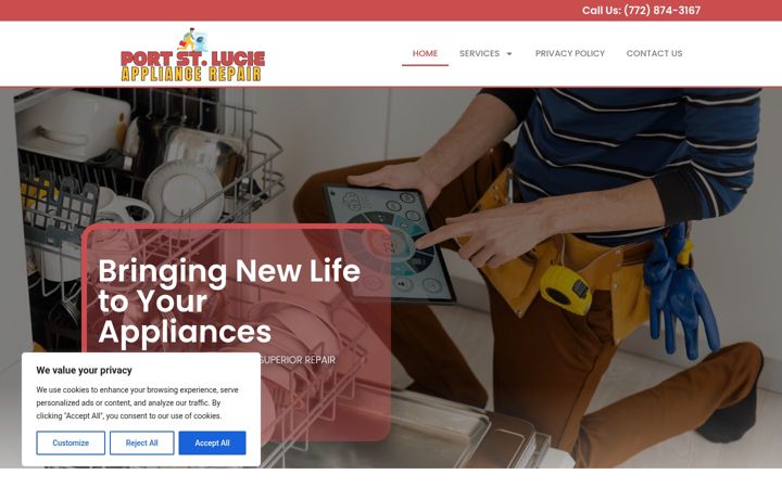 Screenshot of appliance-repair-portstlucie.com