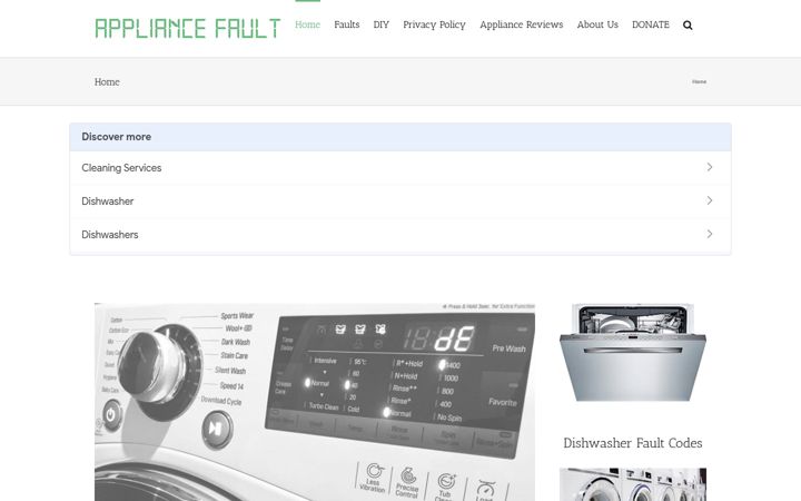 Screenshot di appliancefault.com.au