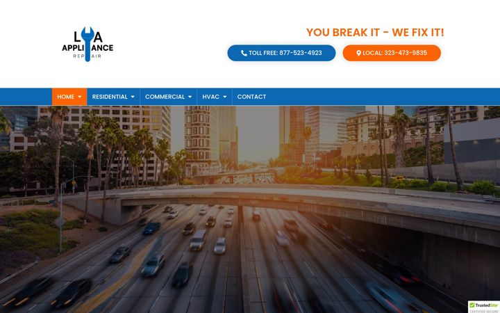 Screenshot di appliancelosangeles.repair