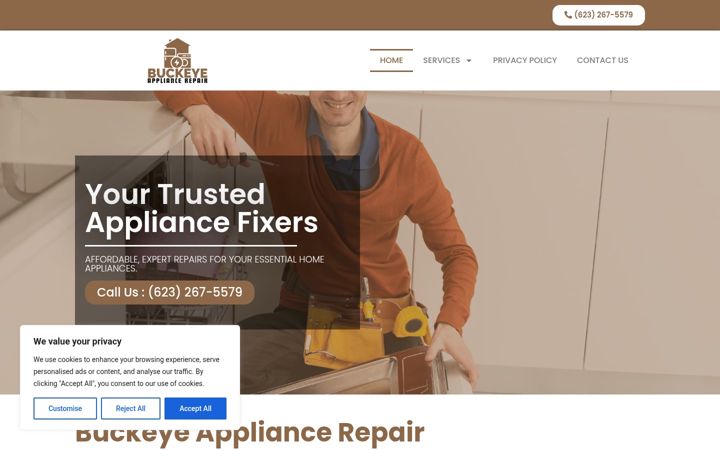 Zrzut ekranu appliancerepair-buckeye.com