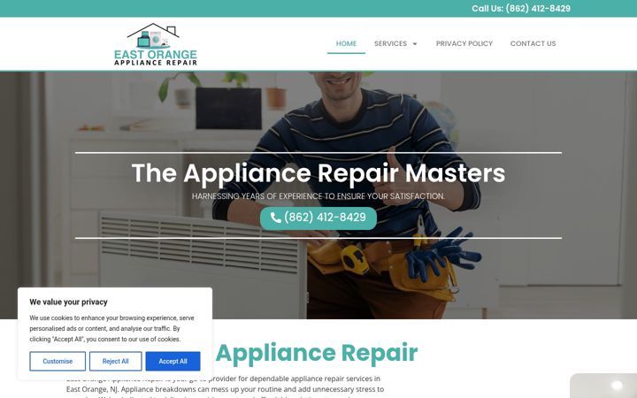 Zrzut ekranu appliancerepair-eastorange.com