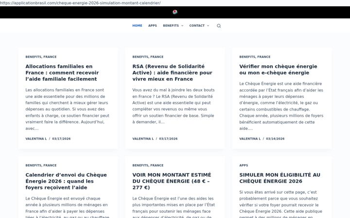 Snímek obrazovky applicationbrasil.com
