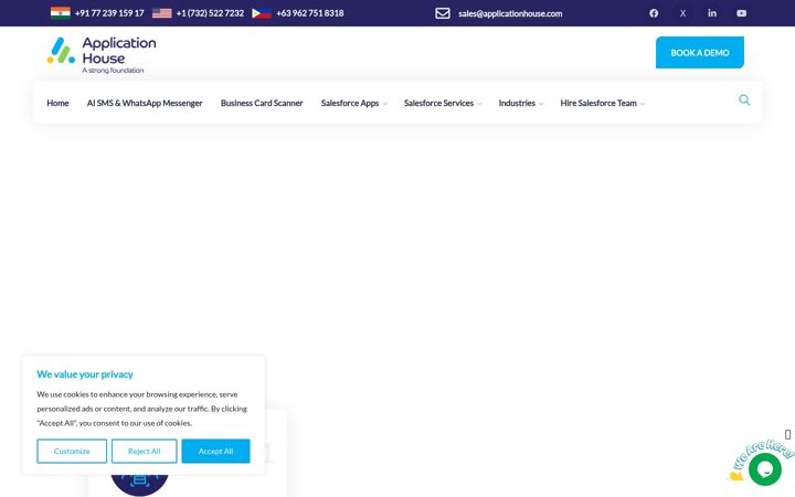 Snímek obrazovky applicationhouse.com