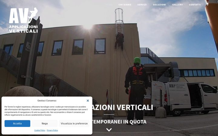 Screenshot of applicazioniverticali.it