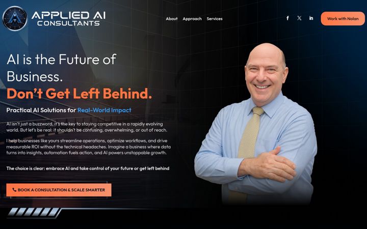 Screenshot of appliedaiconsults.com