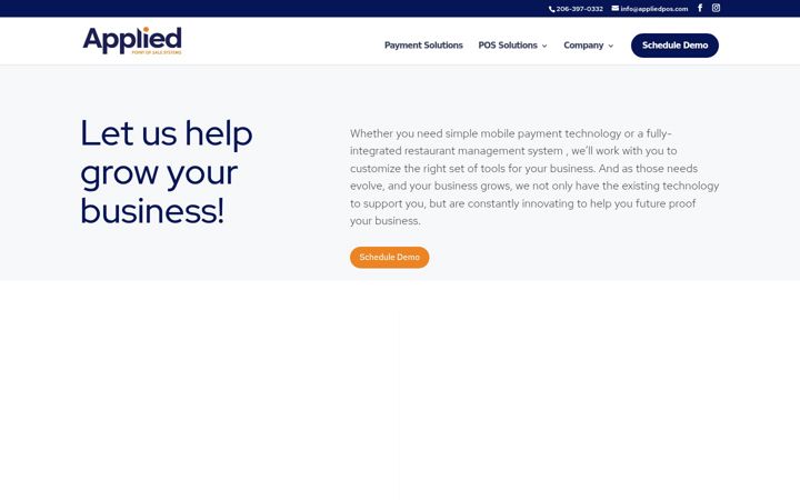Screenshot van appliedpos.com