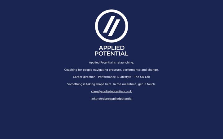 Képernyőkép: appliedpotential.co.uk