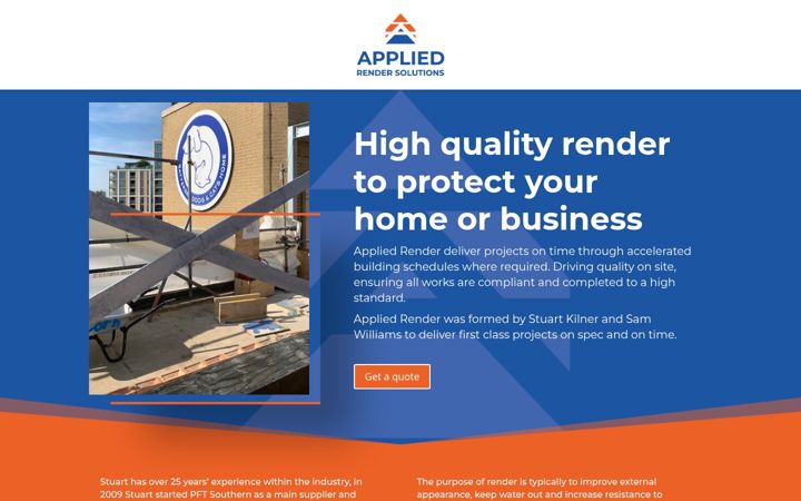 Screenshot of appliedrender.co.uk