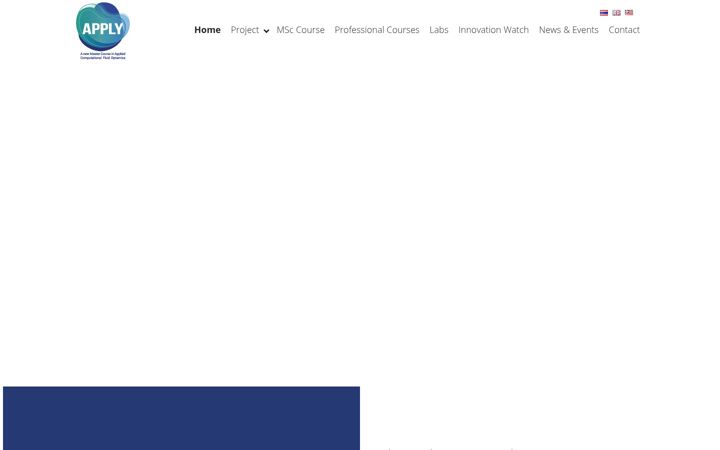 Screenshot of apply-project.eu