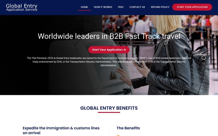 Screenshot ta' applyglobalonline.com