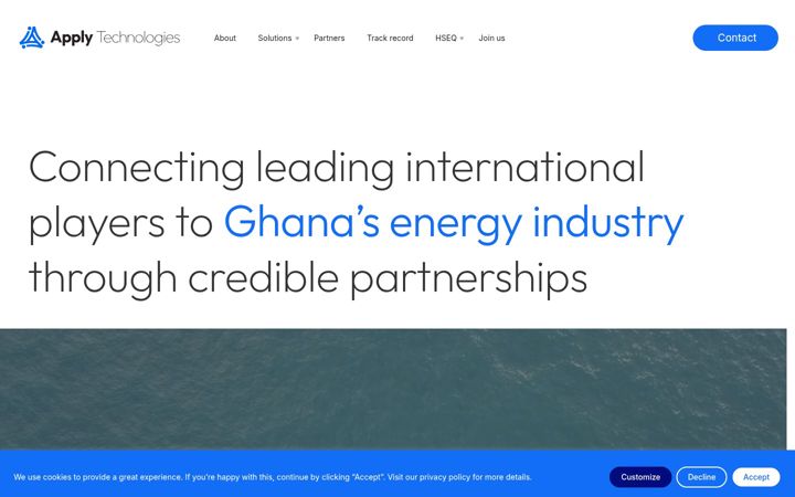 Screenshot of applytechnologies.com