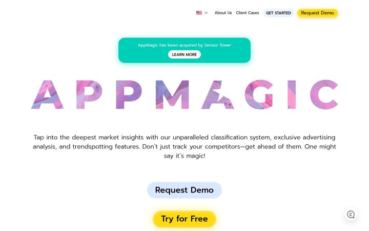 Screenshot of appmagic.rocks
