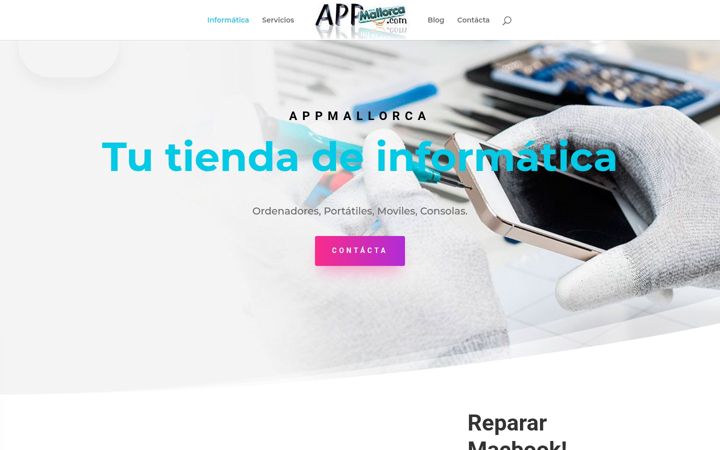 Snímek obrazovky appmallorca.com