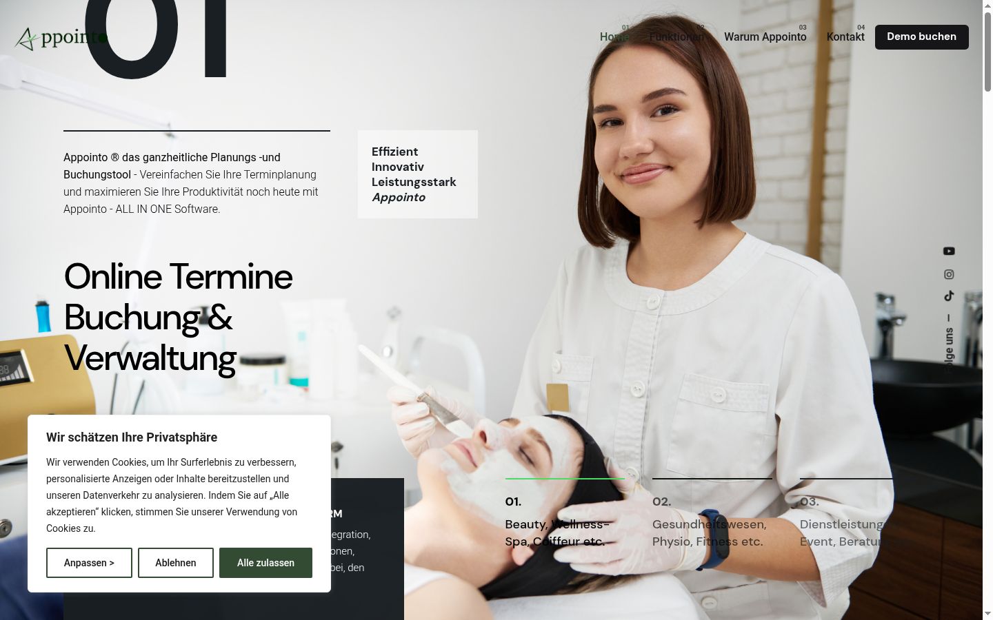 Screenshot tal-banner tal-kunsens muri qabel kwalunkwe interazzjoni