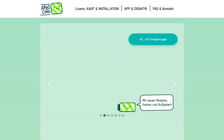 Screenshot of appolino.ch