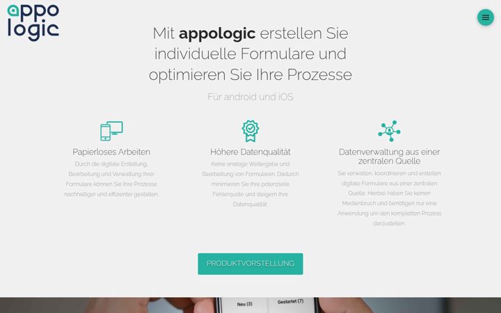Screenshot of appologic.com