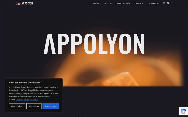 Screenshot of appolyon.com