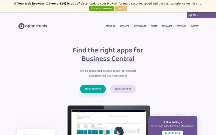 Screenshot of apportunix.com