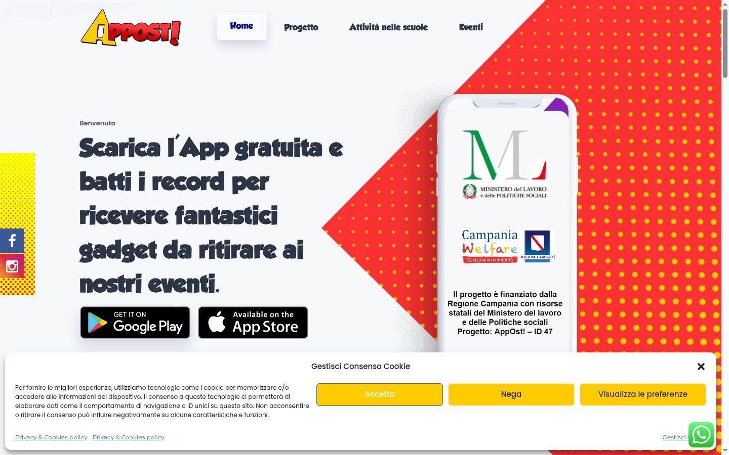 Screenshot tal-banner tal-kunsens muri qabel kwalunkwe interazzjoni