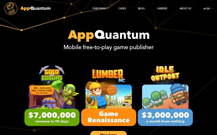 Screenshot of appquantum.com