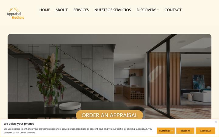 Screenshot of appraisalbrothers.com