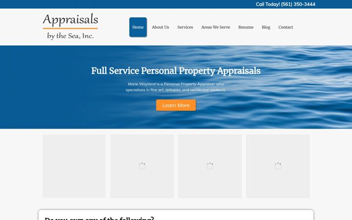 Screenshot of appraisalsandmore.net