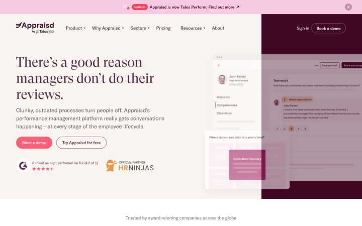 Screenshot of appraisd.com