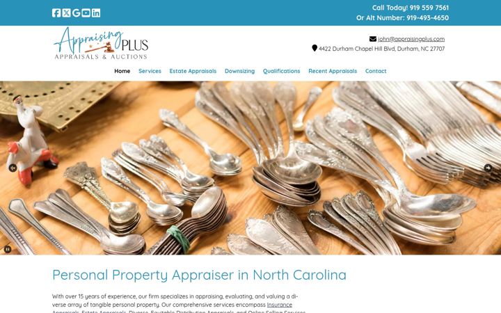 Screenshot of appraisingplus.com