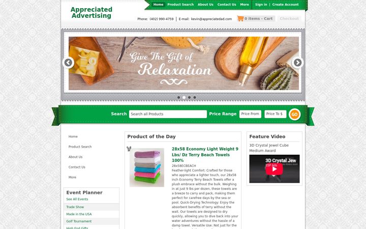 Screenshot of appreciatedad.com
