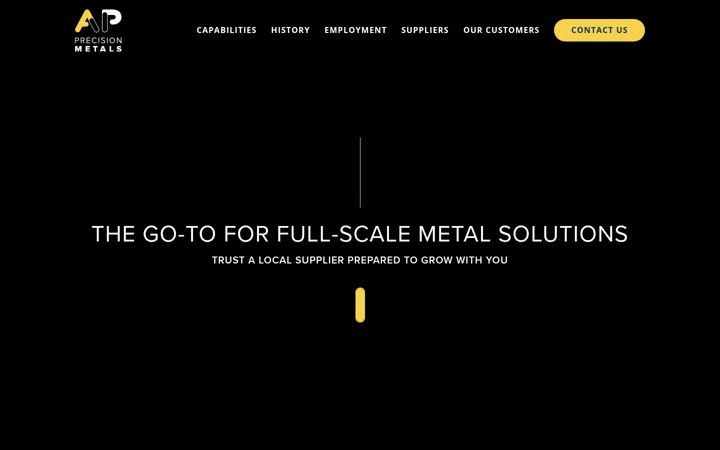 Screenshot of apprecision.com