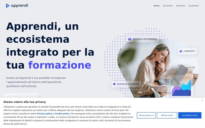 Screenshot of apprendi.app