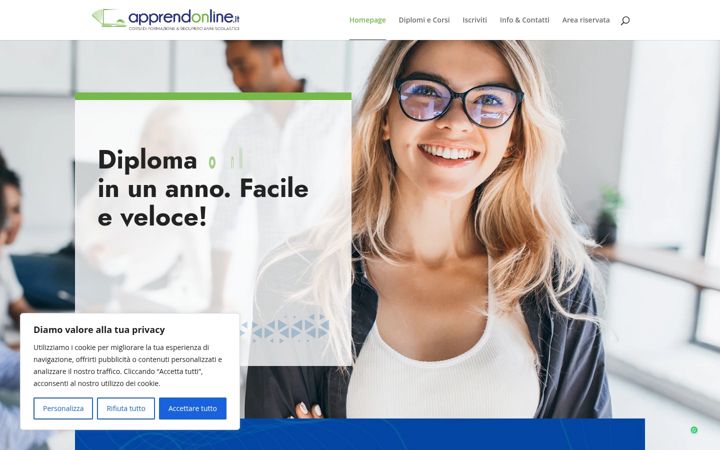 Screenshot of apprendonline.it