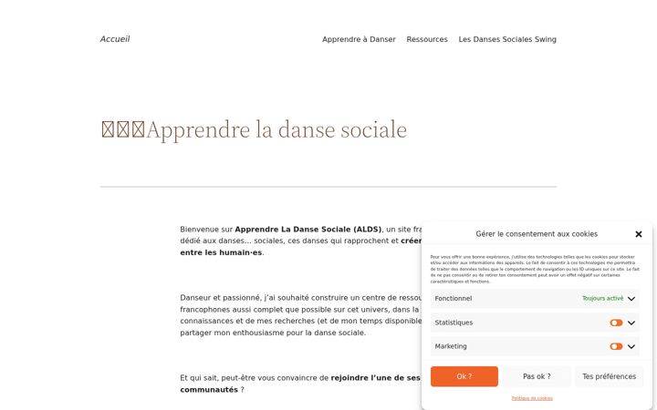 Snímek obrazovky apprendre-la-danse-sociale.fr