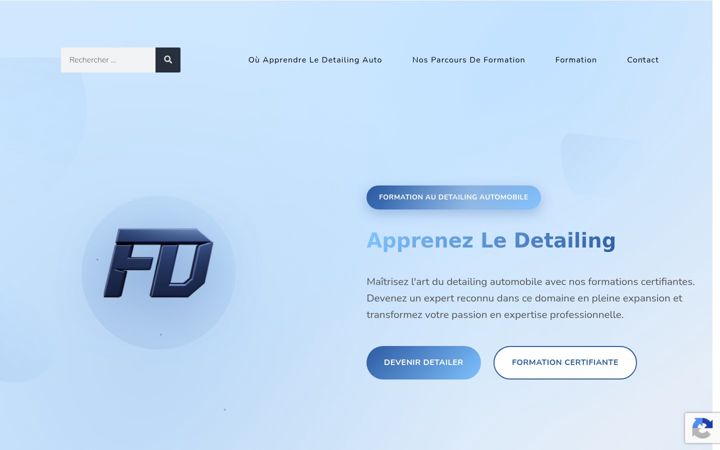 Screenshot of apprendre-le-detailing.com