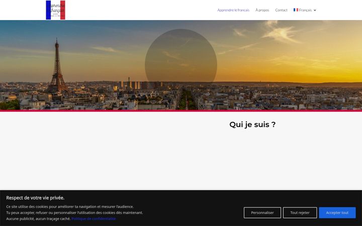 Screenshot of apprendre-le-francais.com