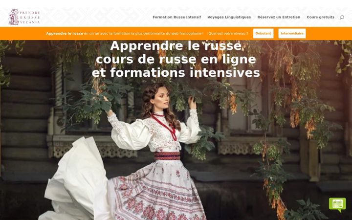 Snímek obrazovky apprendre-le-russe-avec-ania.fr